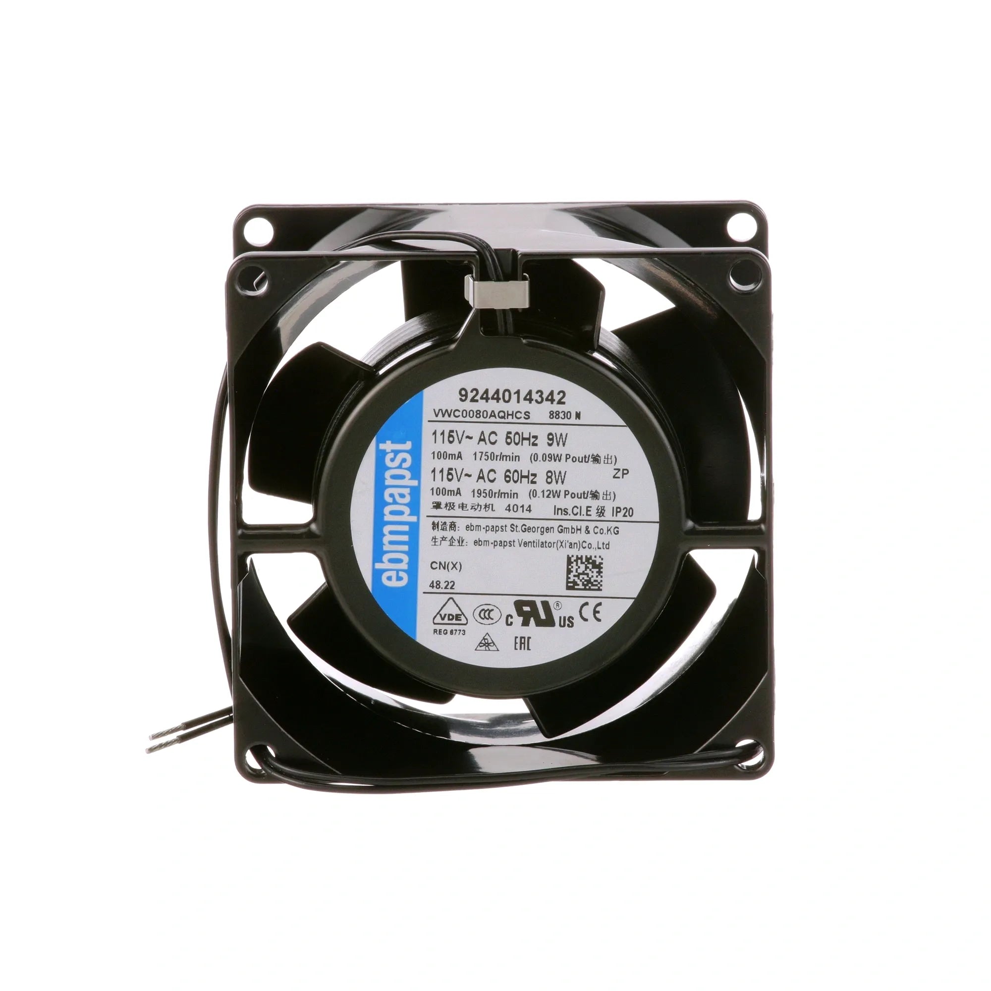 504344 Market Forge - 115V Axial Fan for Optimal Cooling alternate view 1 504344 Market Forge - 115V Axial Fan for Optimal Cooling alternate view 1